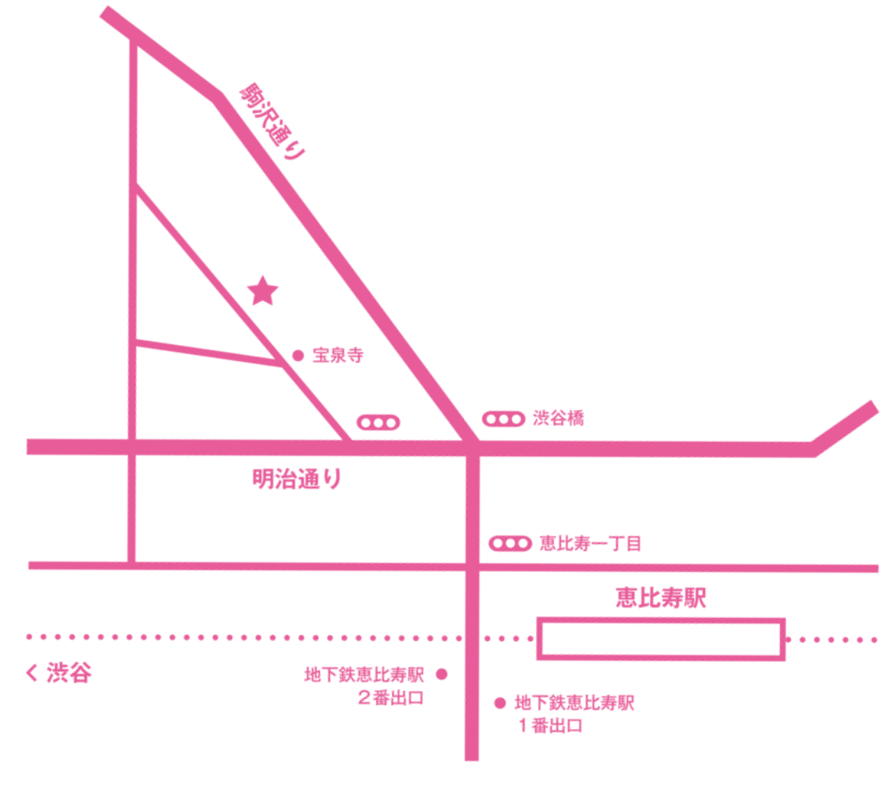 アクセスマップ　Diamond Snap（ダイヤモンドナップ）